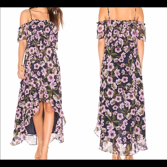 BB Dakota Dresses & Skirts - BB Dakota Floral Maxi High Low Dress Size 6 NWT